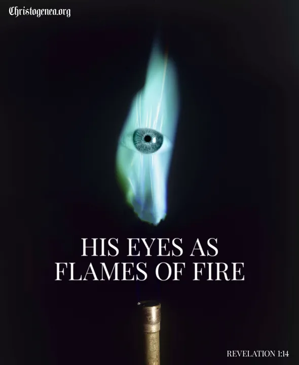 His Eyes as Flames of Fire